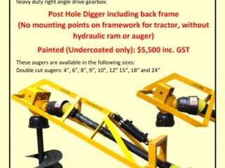 Catford Hydraulic Post Hole Digger 1966