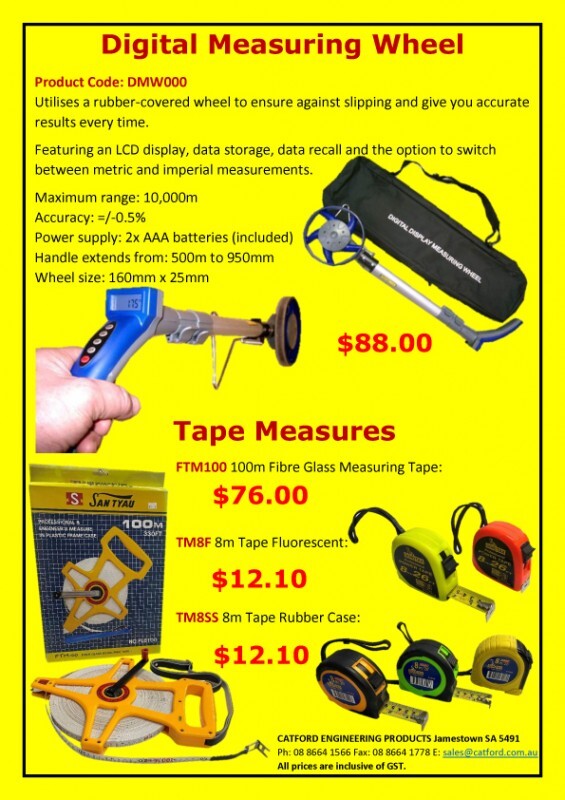 Digital Measuring Wheel and Tape Measures 1970