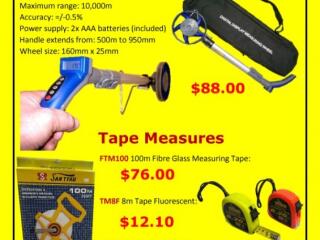 Digital Measuring Wheel and Tape Measures 1970