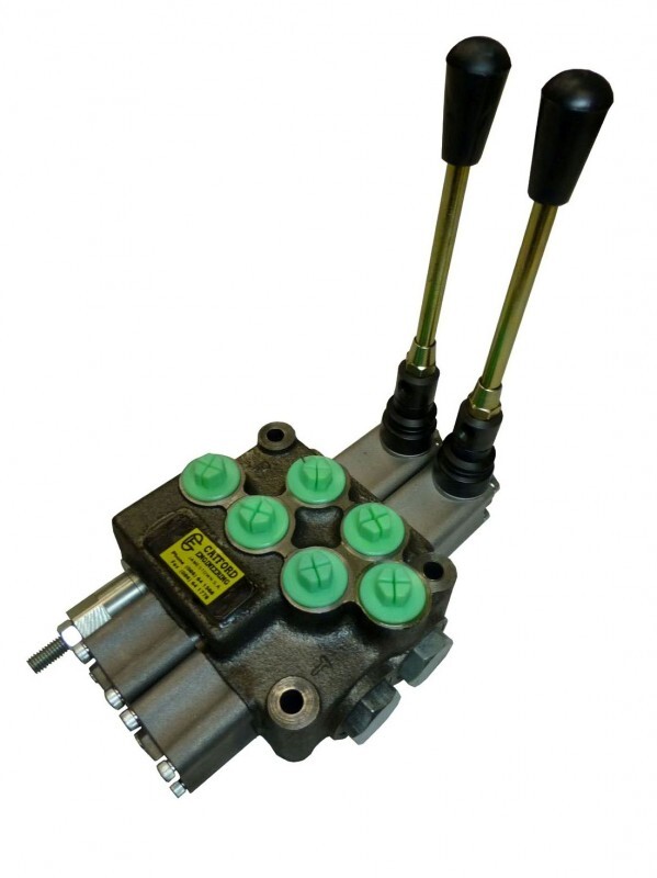 Double Spool Hydraulic Remote Double Acting Control Valve 1963 v3