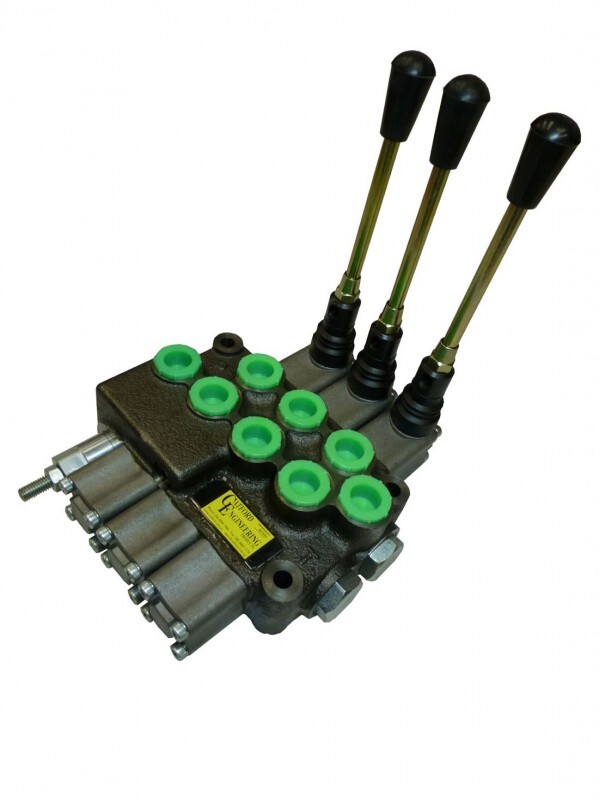 Triple Spool Hydraulic Remote Double Acting Control Valve 1964 v3